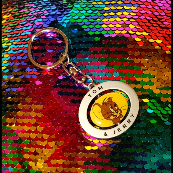 Universal | Accessories | Tom Jerry Spinner Keychain Universal Studios ...